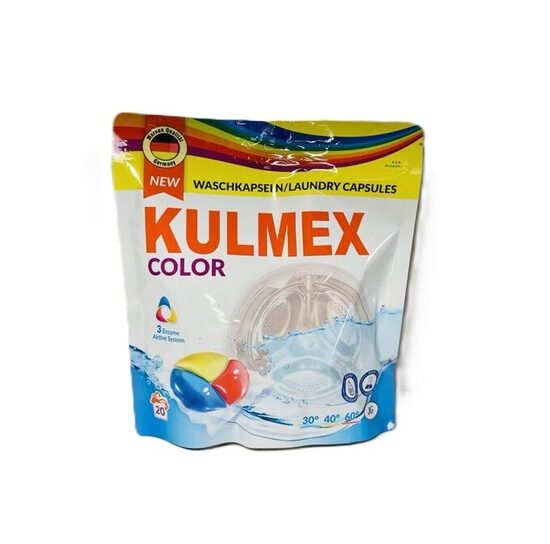 Kulmex Waschkapseln Color veļas mazgāšanas  kapsulas - krāsainam apģērbam